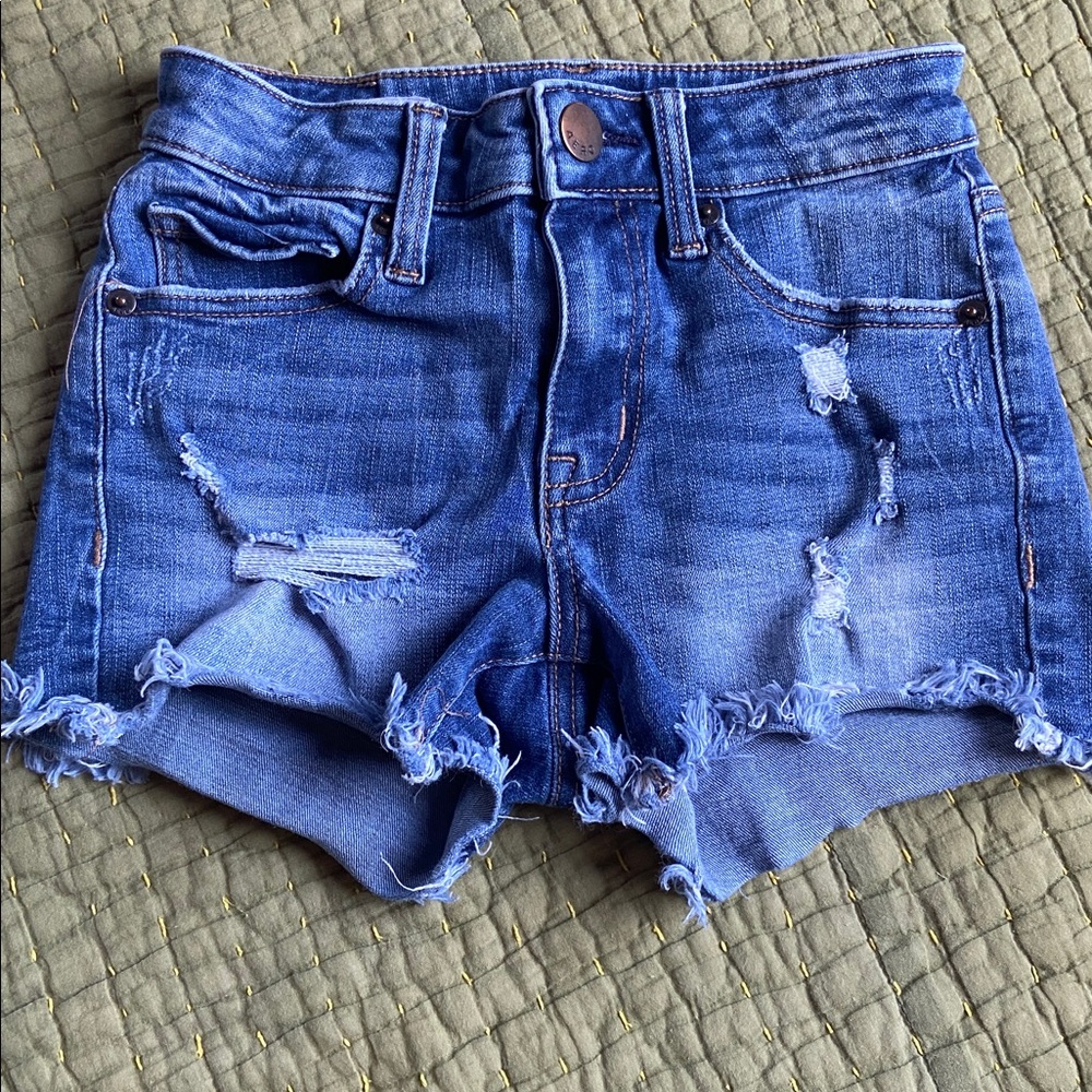 5/$40 Aeropostale FlexEffects Distressed Denim Shorts~000